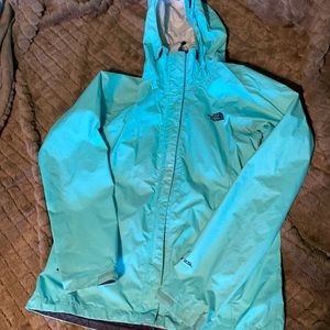 North Face rain coat